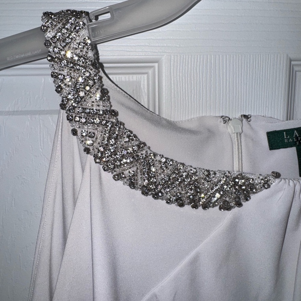 Lauren Ralph Lauren Ivory Embellished Gown - Picture 5 of 5